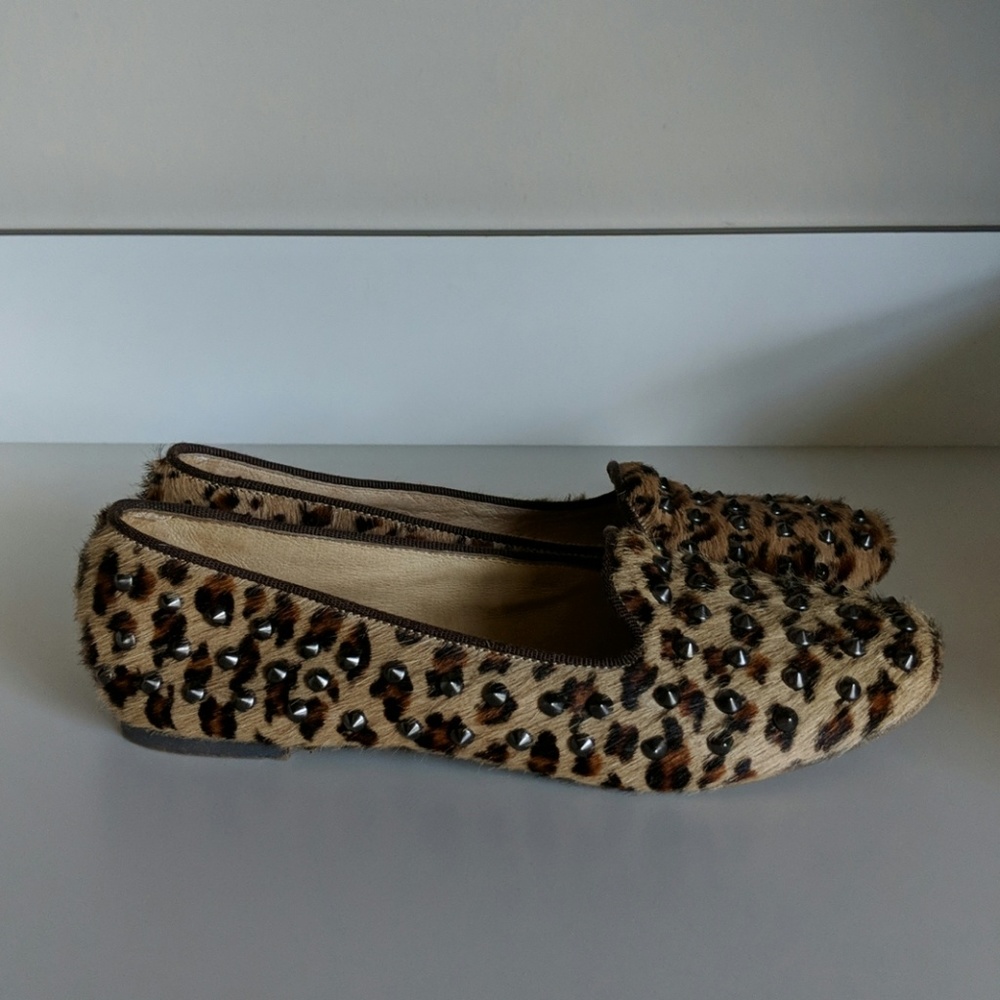 Leopard print loafers